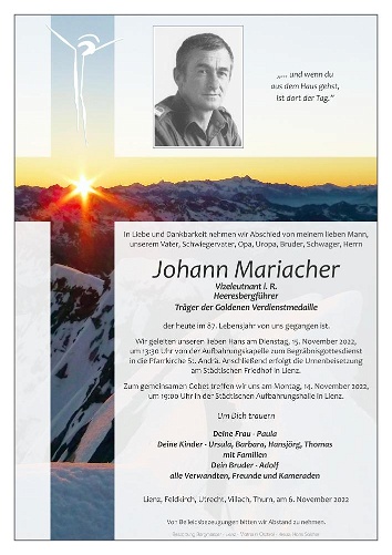 Johann  Mariacher